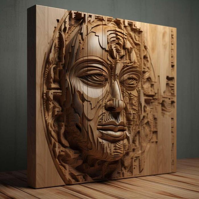 نموذج ثلاثي الأبعاد لآلة CNC 3D Art 